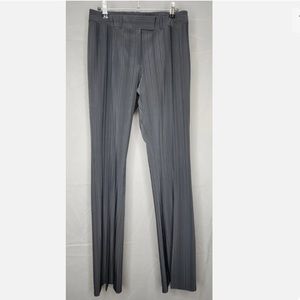 Antonio Melani Mid-Rise Dress Pants / Slacks / Trousers Black Striped Women's 4